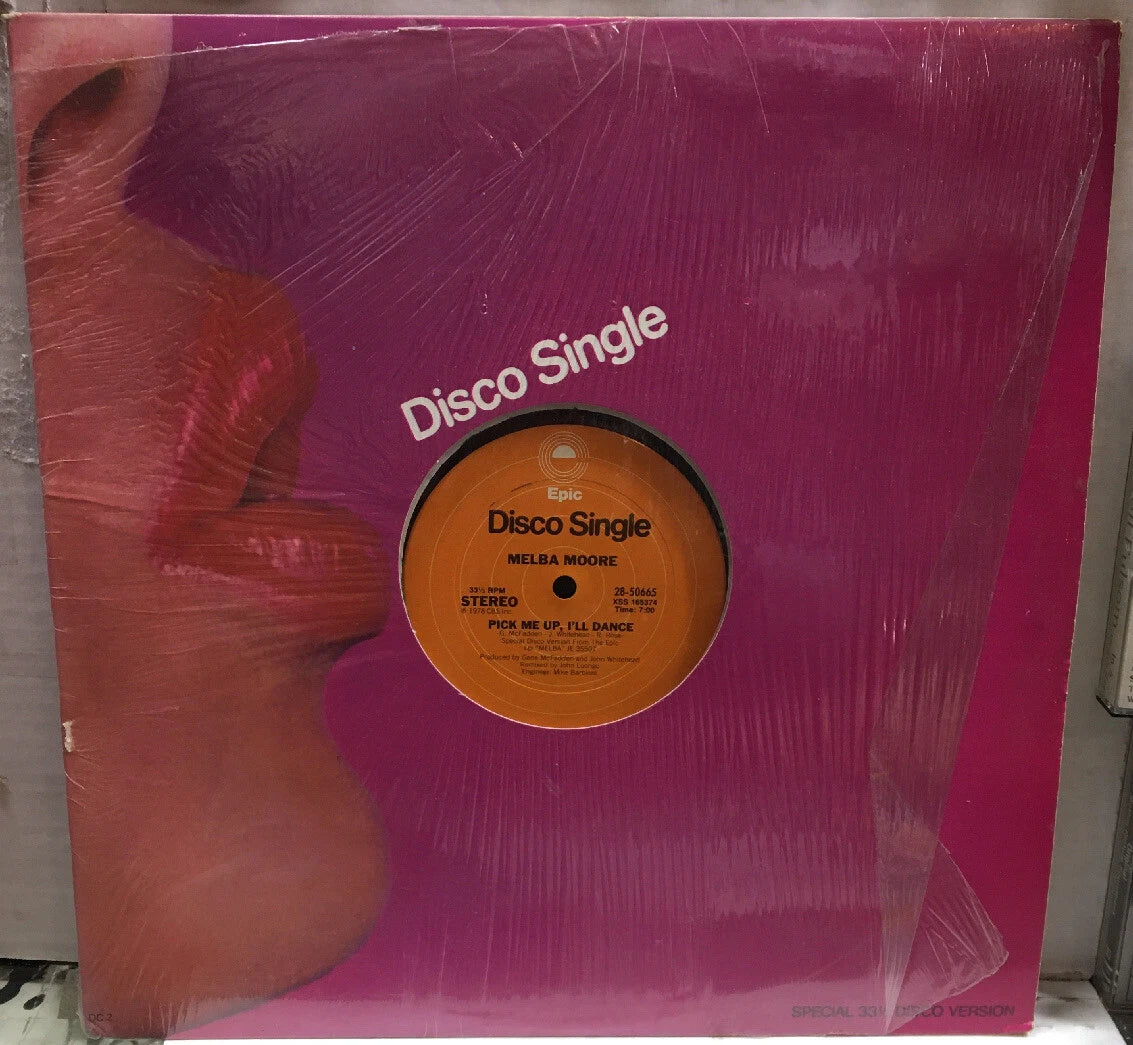 Melba Moore Pick Me Up,I’ll Dance 12” Single 28-50665 Orange