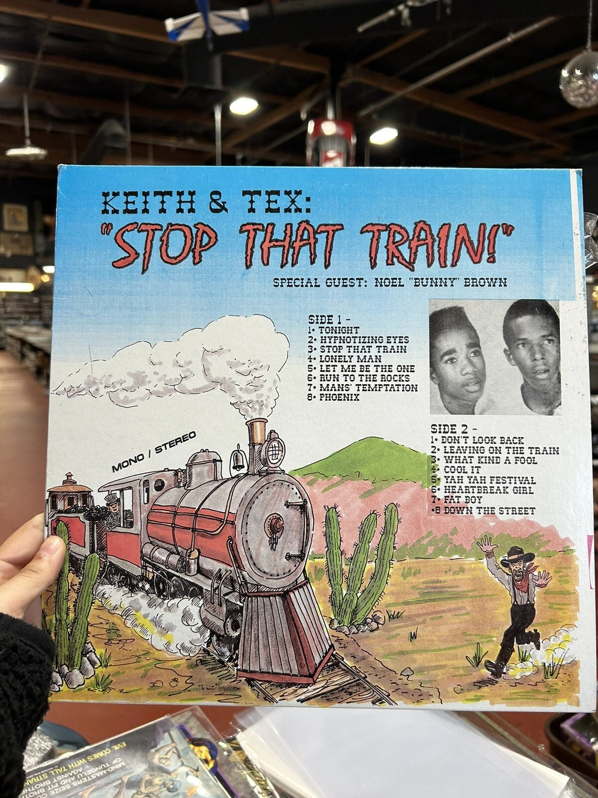 Keith & Tex Stop That Train Crystal Records Jamaica 1991 nm