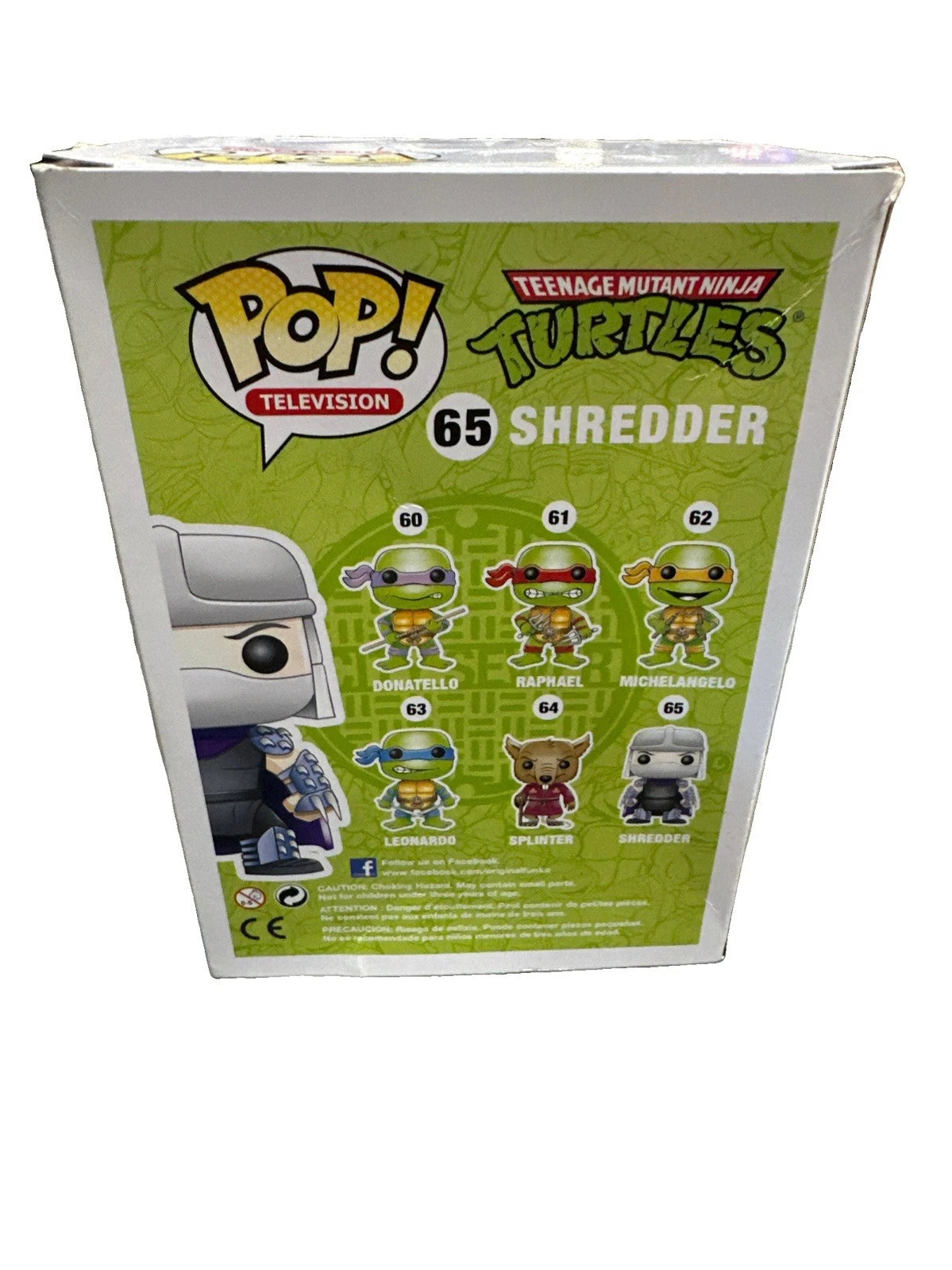 Funko Pop! Teenage Mutant Ninja Turtles Shredder #65 Damaged