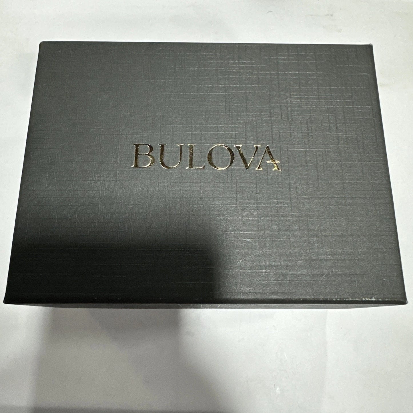 Bulova 98k102 Crystal Accented Stainless Steel Gold Tone Date Men's Watch