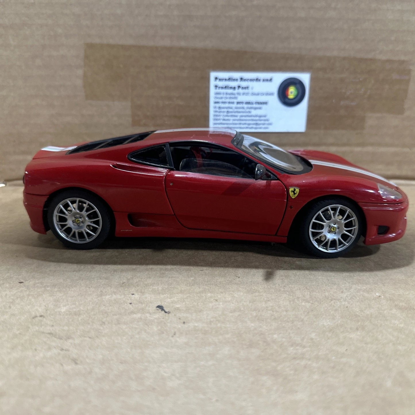 1/18 Hot Wheels Ferrari 360 Challenge Stradale Red Scale Diecast Model Car READ