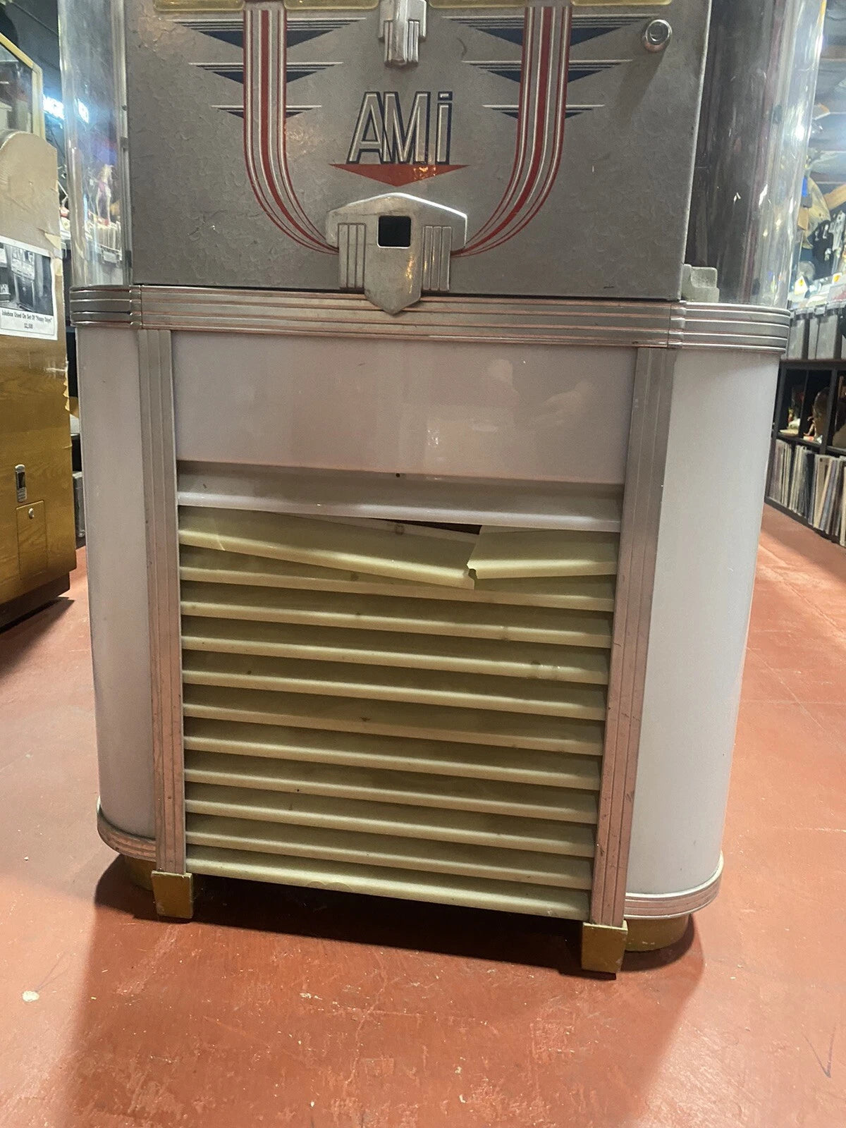AMI Jukebox Player model C Mechanism model500 Partially Working With Key Vintage