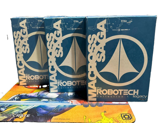 ROBOTECH COLLECTION 1-3 (2001, Three 3 DVD Box Sets) Macross Saga