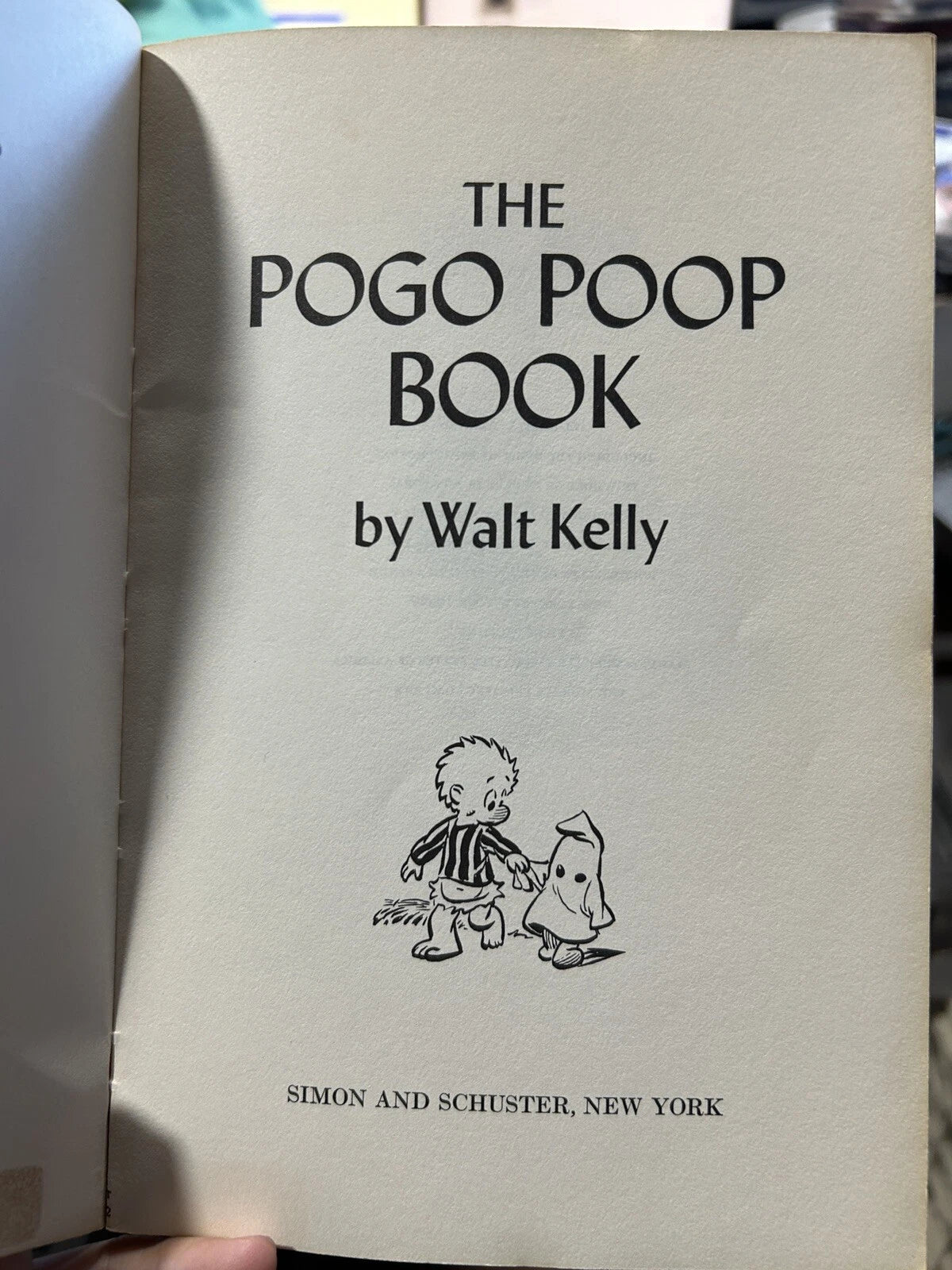 The Pogo Poop Book Walt Kelly Unmasked! 1966 1st Print PB Vintage Comics