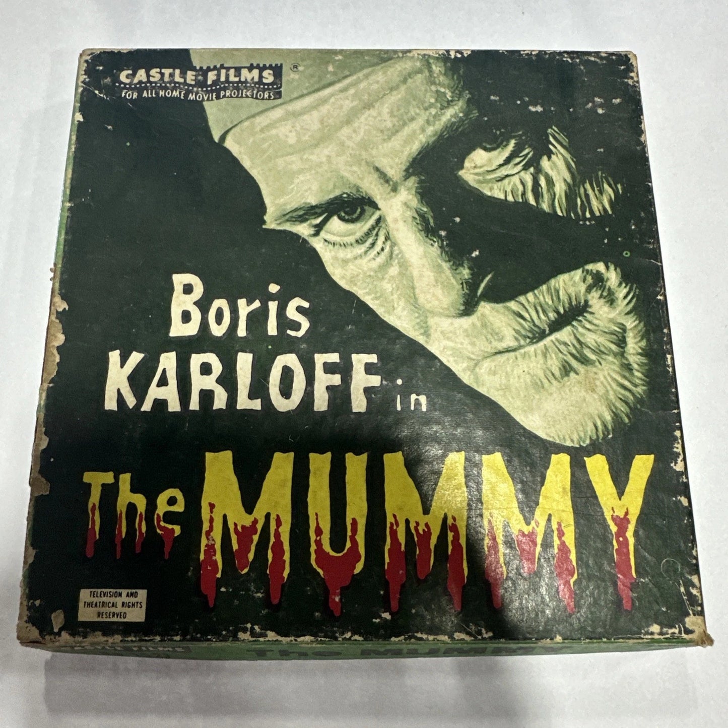 THE MUMMY Starring BORIS KARLOFF Castle Films No. 1021 Super 8 Film Reel (1932)