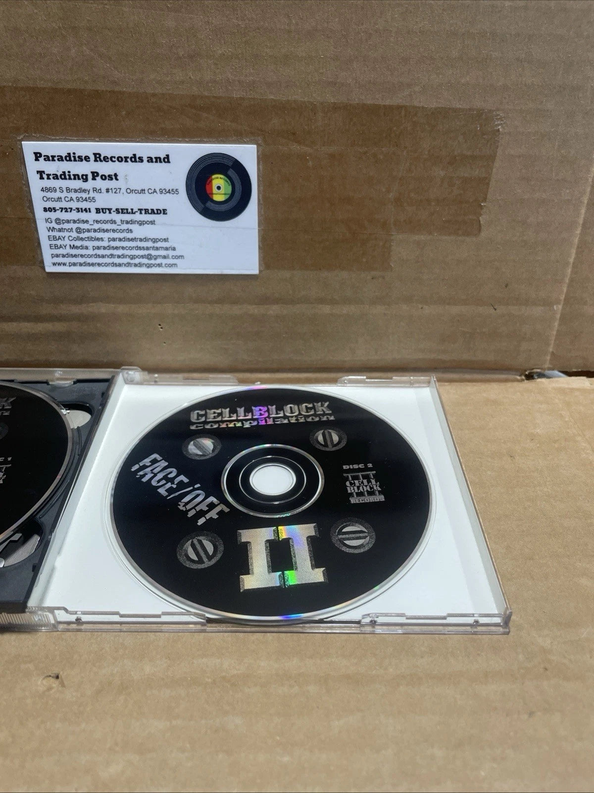Cellblock Compilation Face/Off (1998 2 Disc CD) Various Artist Rare OOP Rap