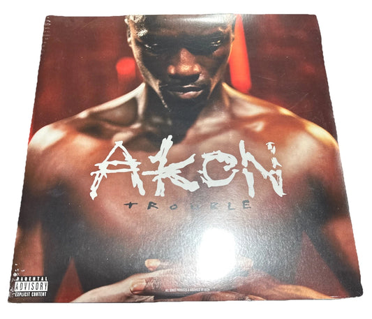 Akon - Trouble, Vinyl Record, 2LP, White New Sealed