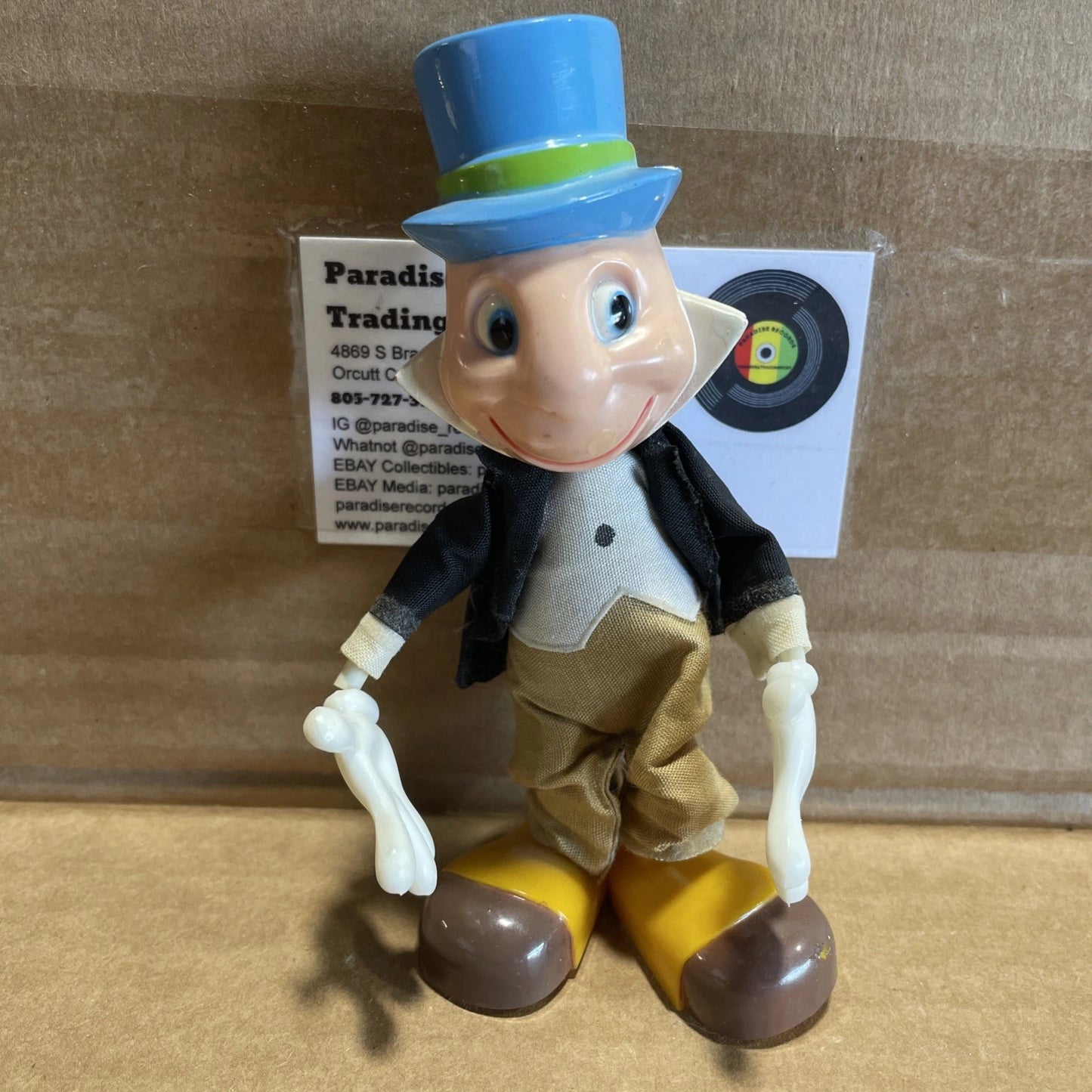 Vintage Walt Disney Jimney Cricket Marx Twistable Doll From The 1950s