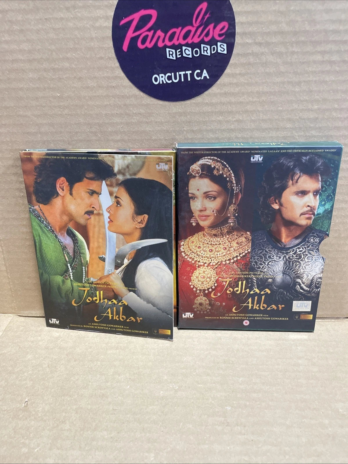 Jodhaa Akbar DVD UTV 3 Disc Collector's Edition - 2008 Roshan & Bachchan