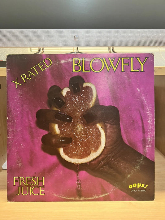 BLOWFLY Fresh Juice 1983 VINYL 12" LP Album OOPS Records RARE Funk Soul Comedy