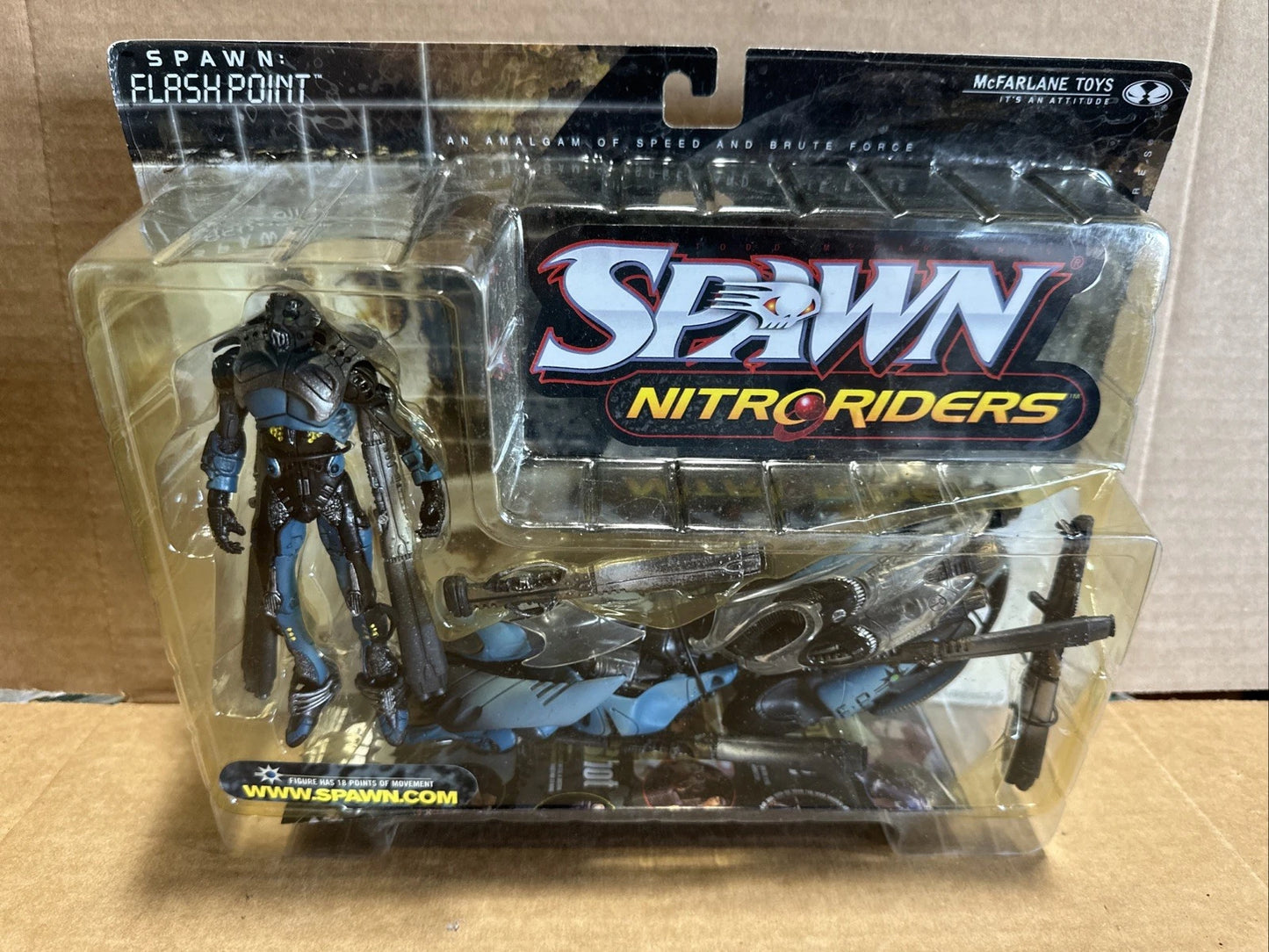 Lot Of 6 McFarlane Spawn Series 16 NITRO RIDERS AFTER BURNER Figures 1999