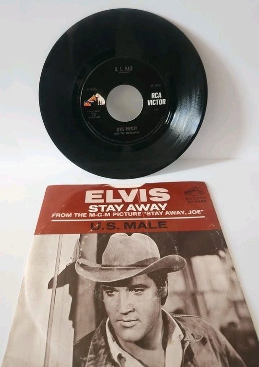 ELVIS PRESLEY US MALE 47-9465 PICTURE SLEEVE 45RPM RARE RCA VICTOR