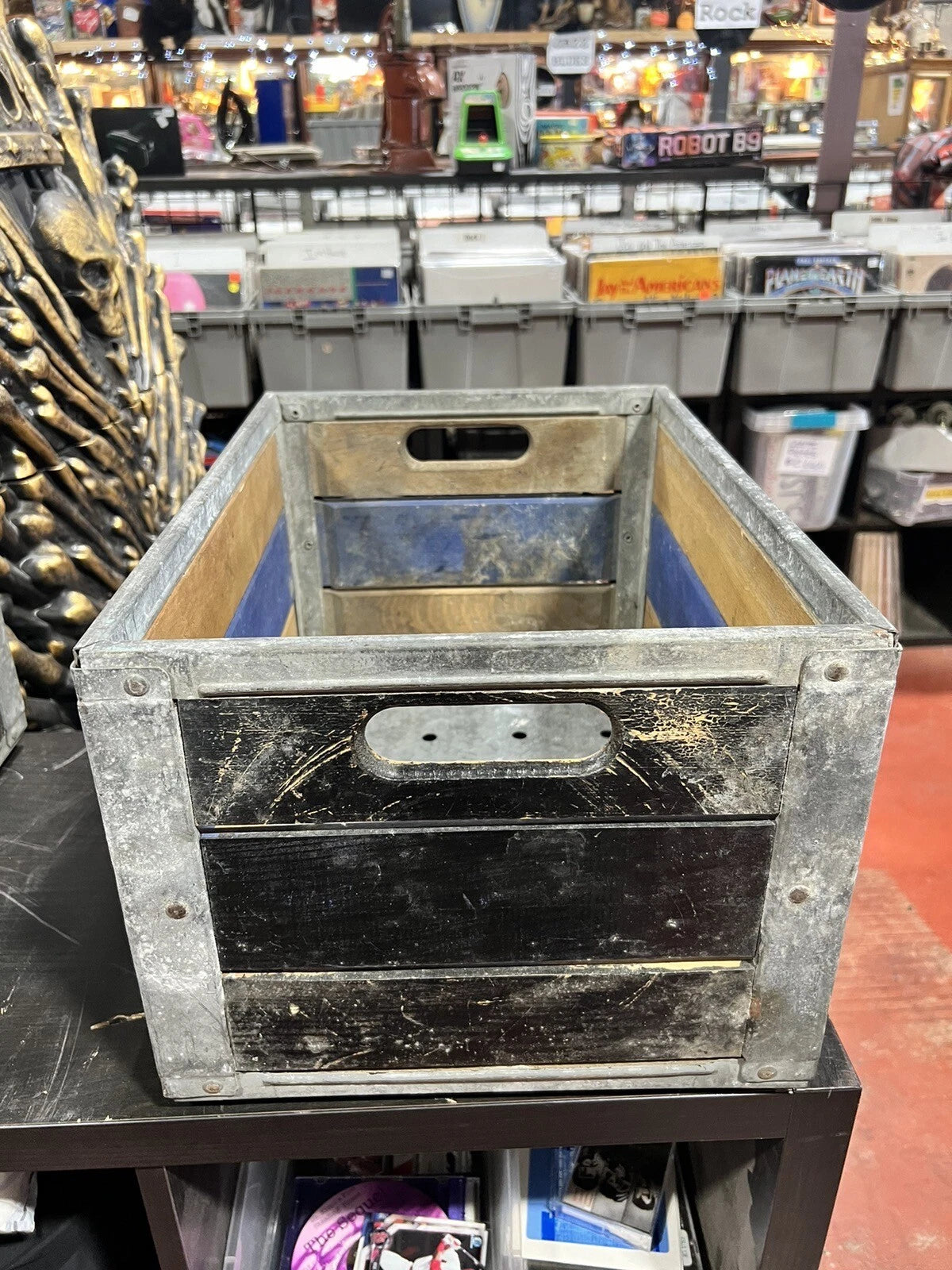 Vintage 5 Reg Cal 1963 Milk Crate