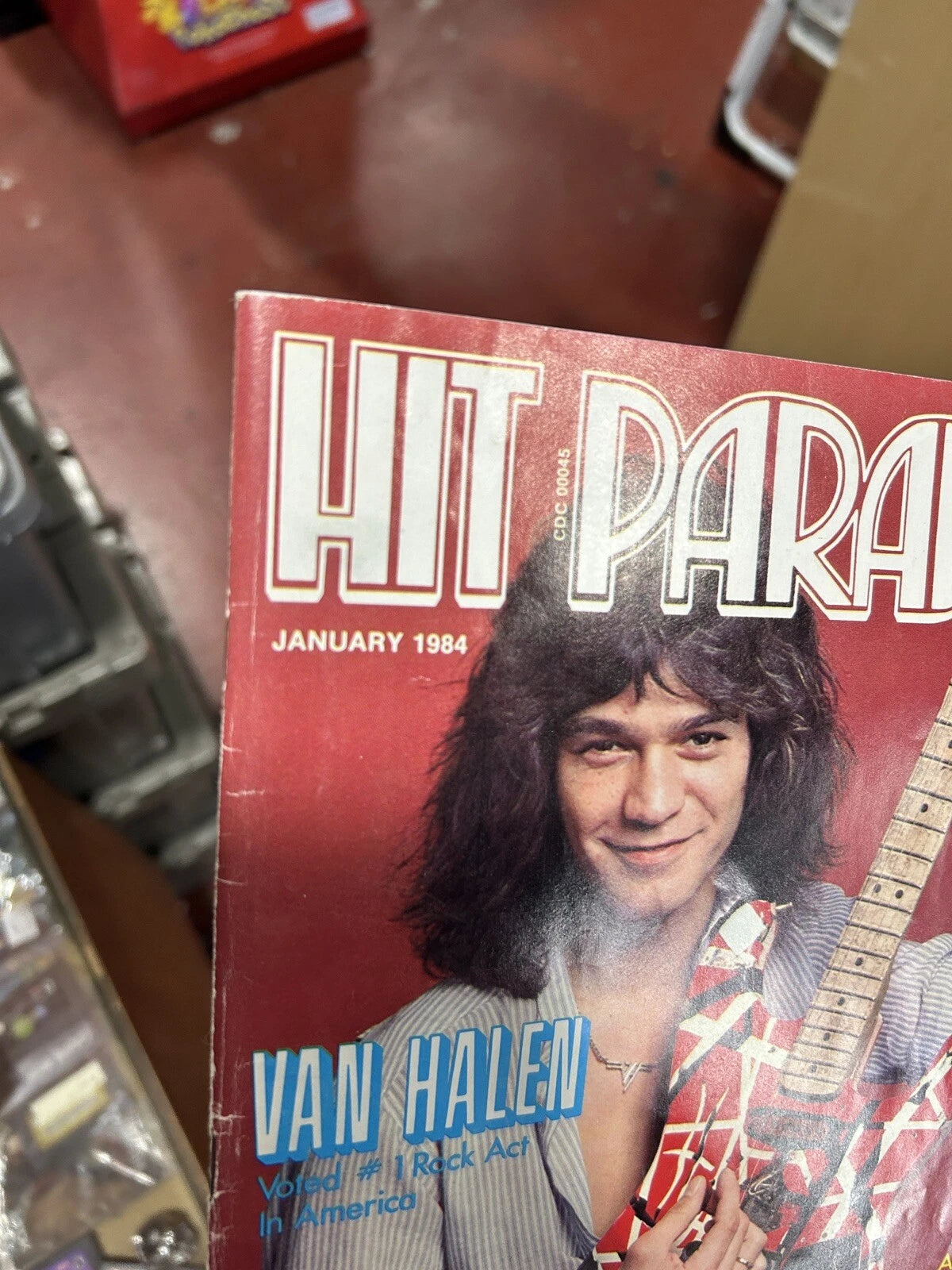 Eddie Van Halen Hit Parader Magazine January 1984 Scorpions, Sab, Kiss, Benatar