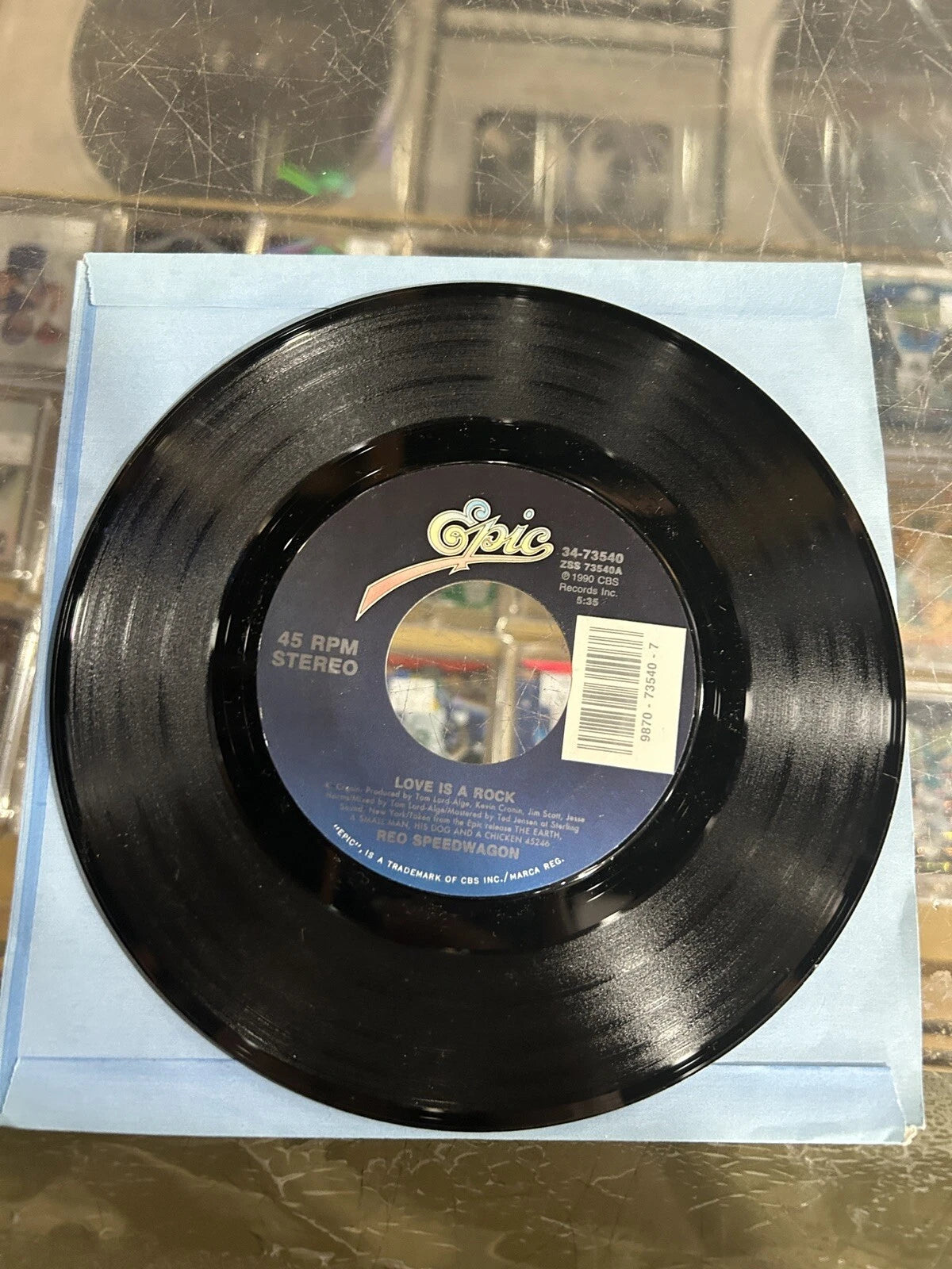 REO Speedwagon, Love Is A Rock / Go For Broke, 7" 45rpm, Vinyl NM
