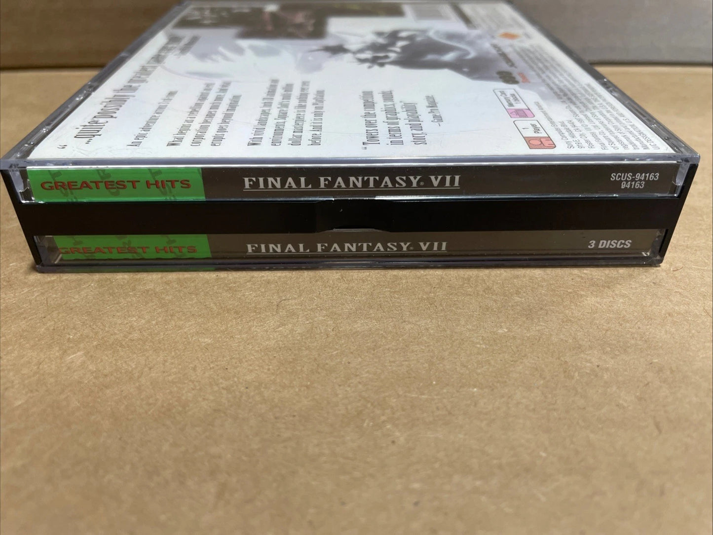 Final Fantasy 7 VII - Sony PlayStation 1 Ps1 Greatest Hits CIB W/ Discs & Manual