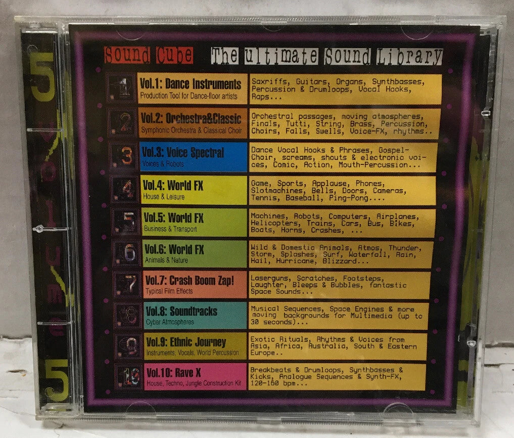 Sound Cube The Ultimate Sound Library Vol.5 World FX CD