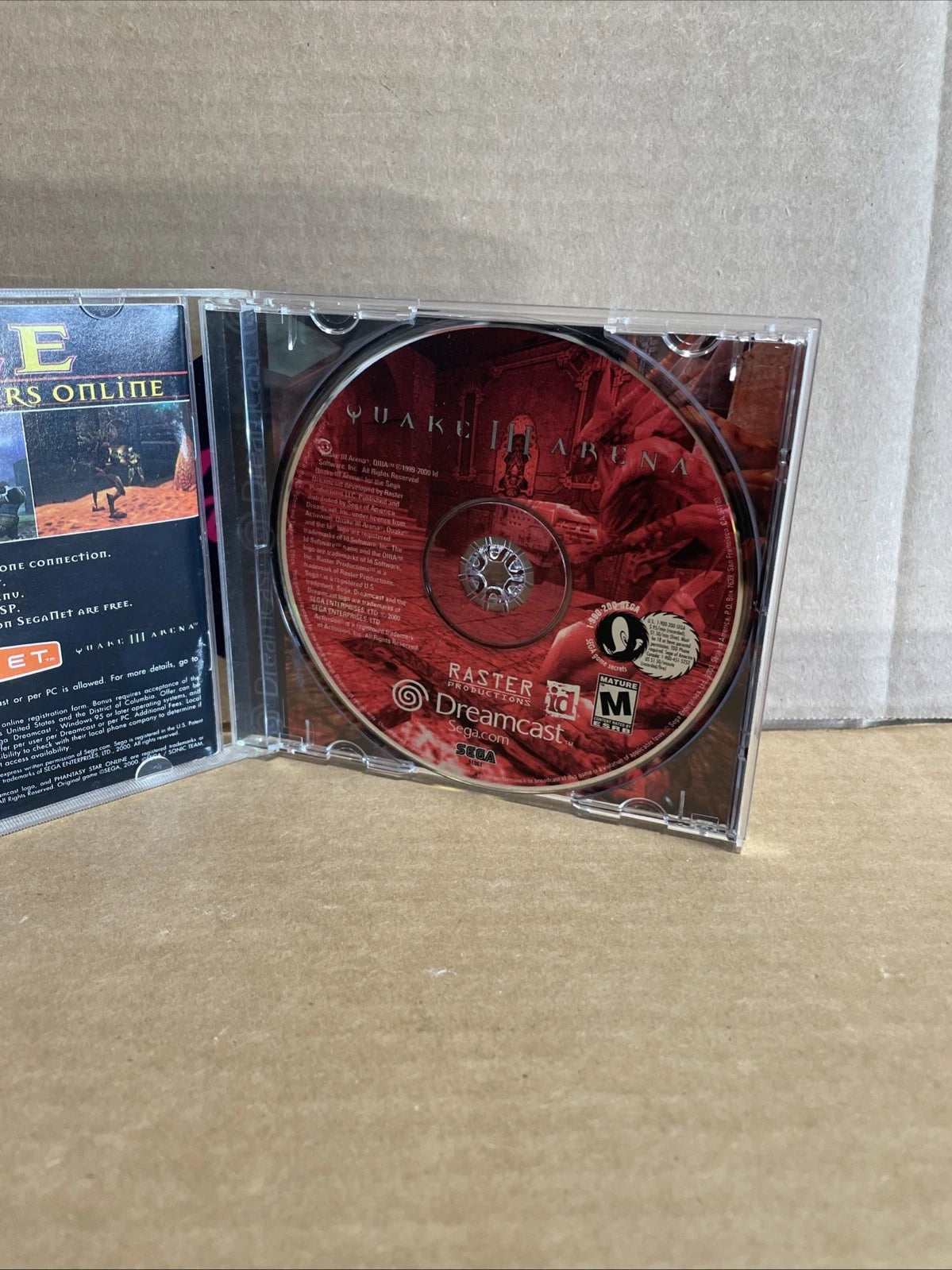 Quake III 3 Arena (Sega Dreamcast) CIB COMPLETE & TESTED