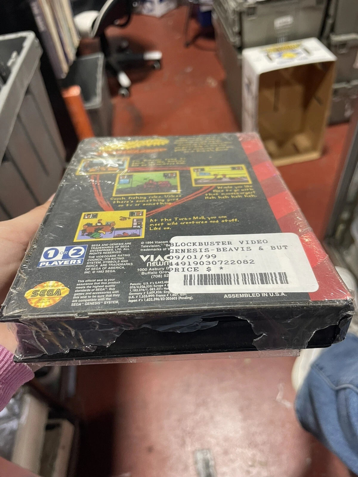 MTV's Beavis and Butt-Head (Sega Genesis, 1994) Sealed