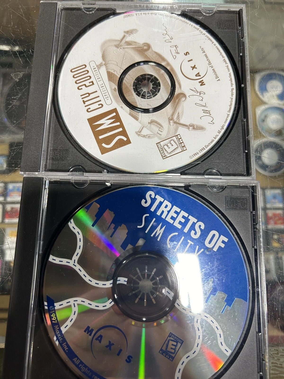 Ultimate Sim Series Maxis Box Set PC Game Sim City, Streets Of, Copter~Pre-owned
