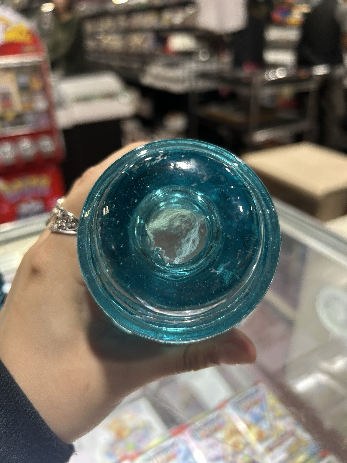 Vintage Hemingray Glass Insulator #42 Aqua Blue Made In U.S.A.