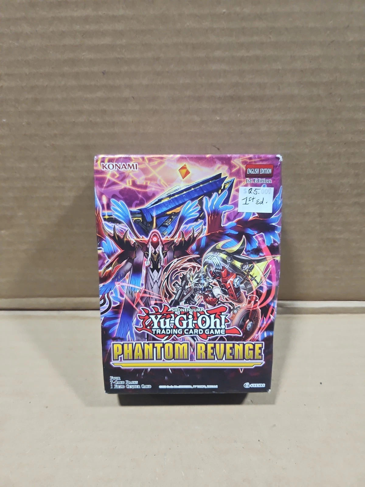 Yu-Gi-Oh Phantom Revenge Mini Box (Contains 4 Packs & 1 Field Card) Sealed