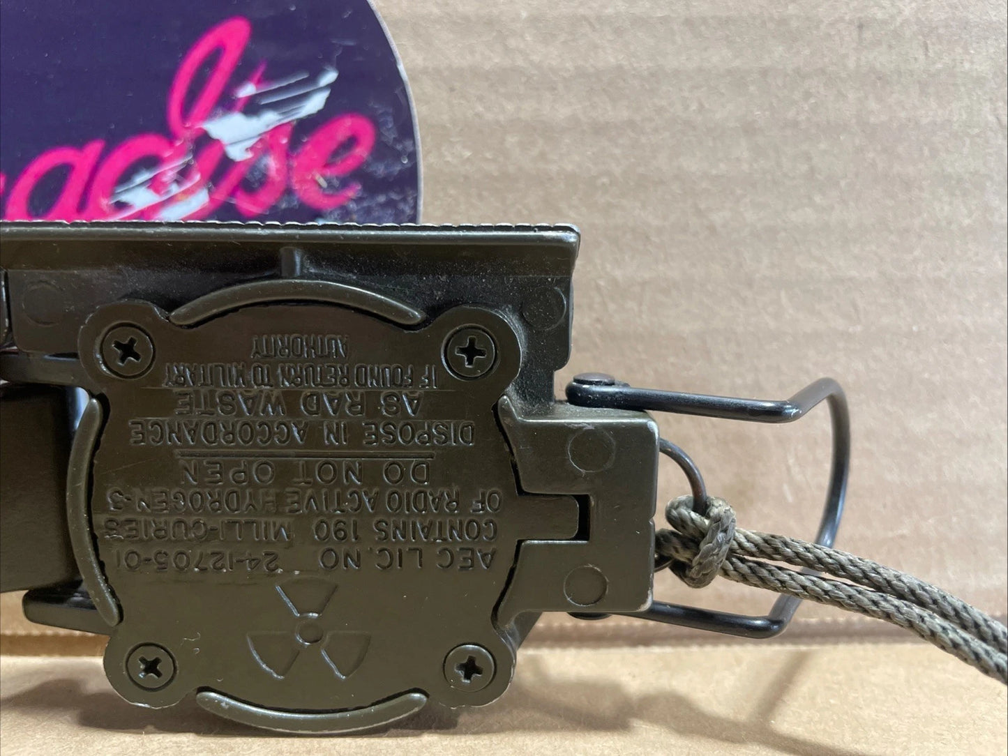 1986 U.S. Military Magnetic Compass Army Stocker Yale NSN 6605-00-151-5337