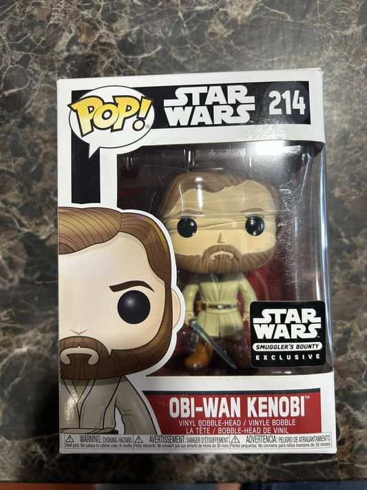 Funko Pop! Star Wars Obi Wan Kenobi #214 Smuggler's Bounty Exclusive Figure