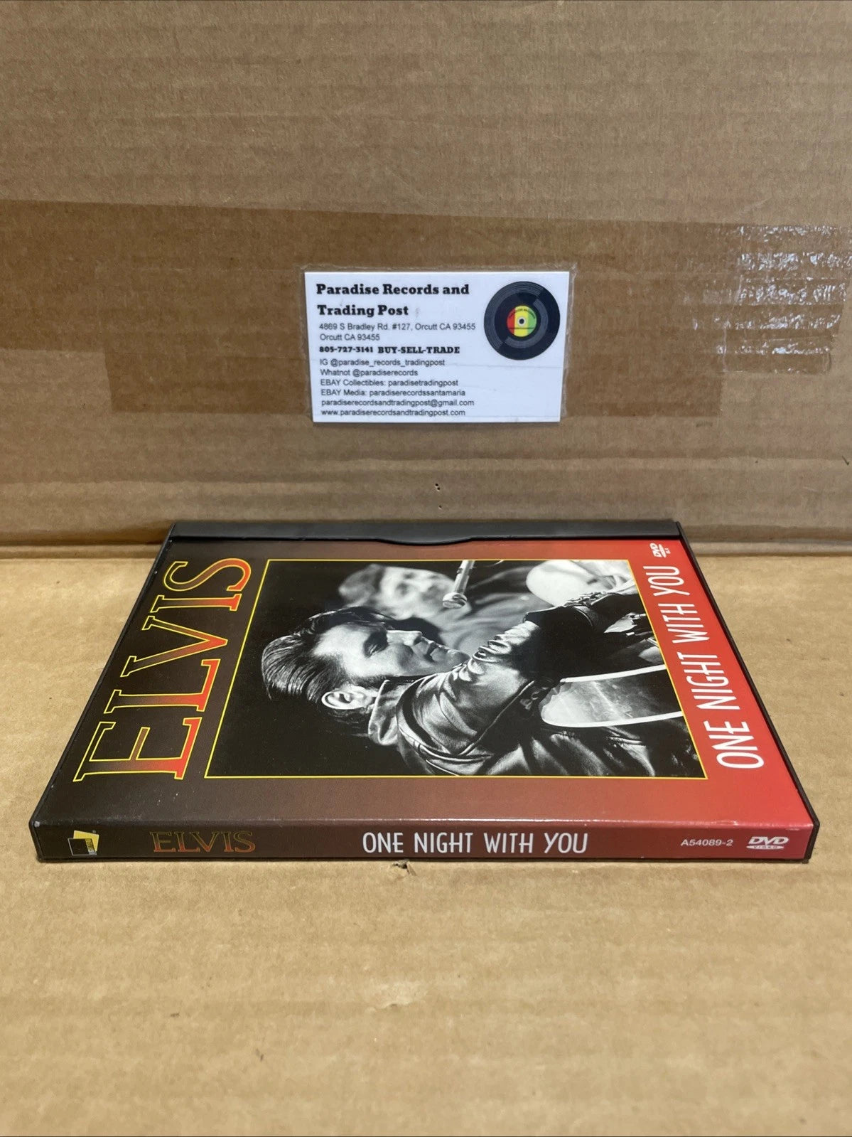 Elvis: One Night With You (DVD, 2000, Snapcase) RARE OOP Expanded Comeback Jam