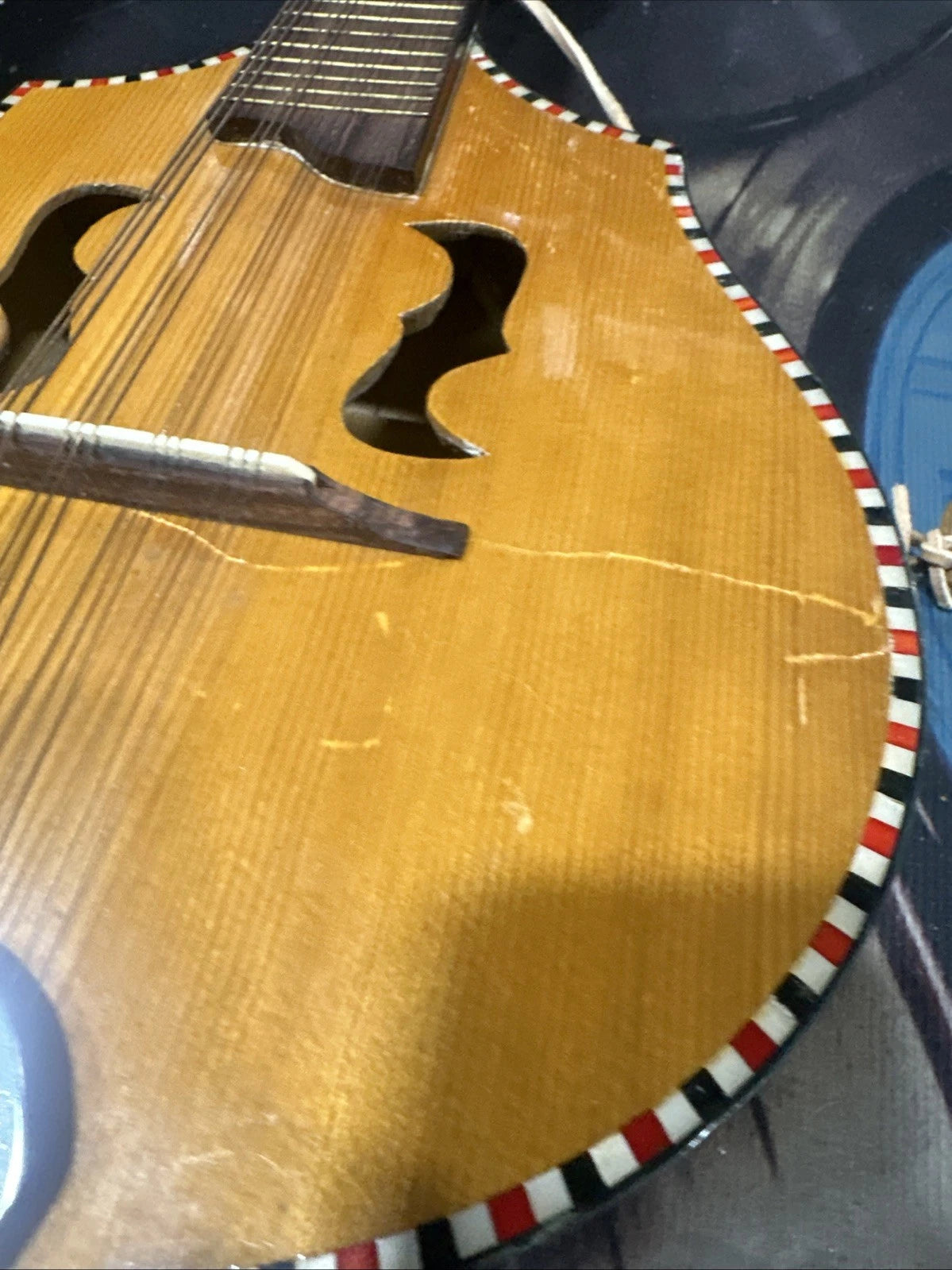 12 String Vintage Wooden Cuban Laud No Markings/labels