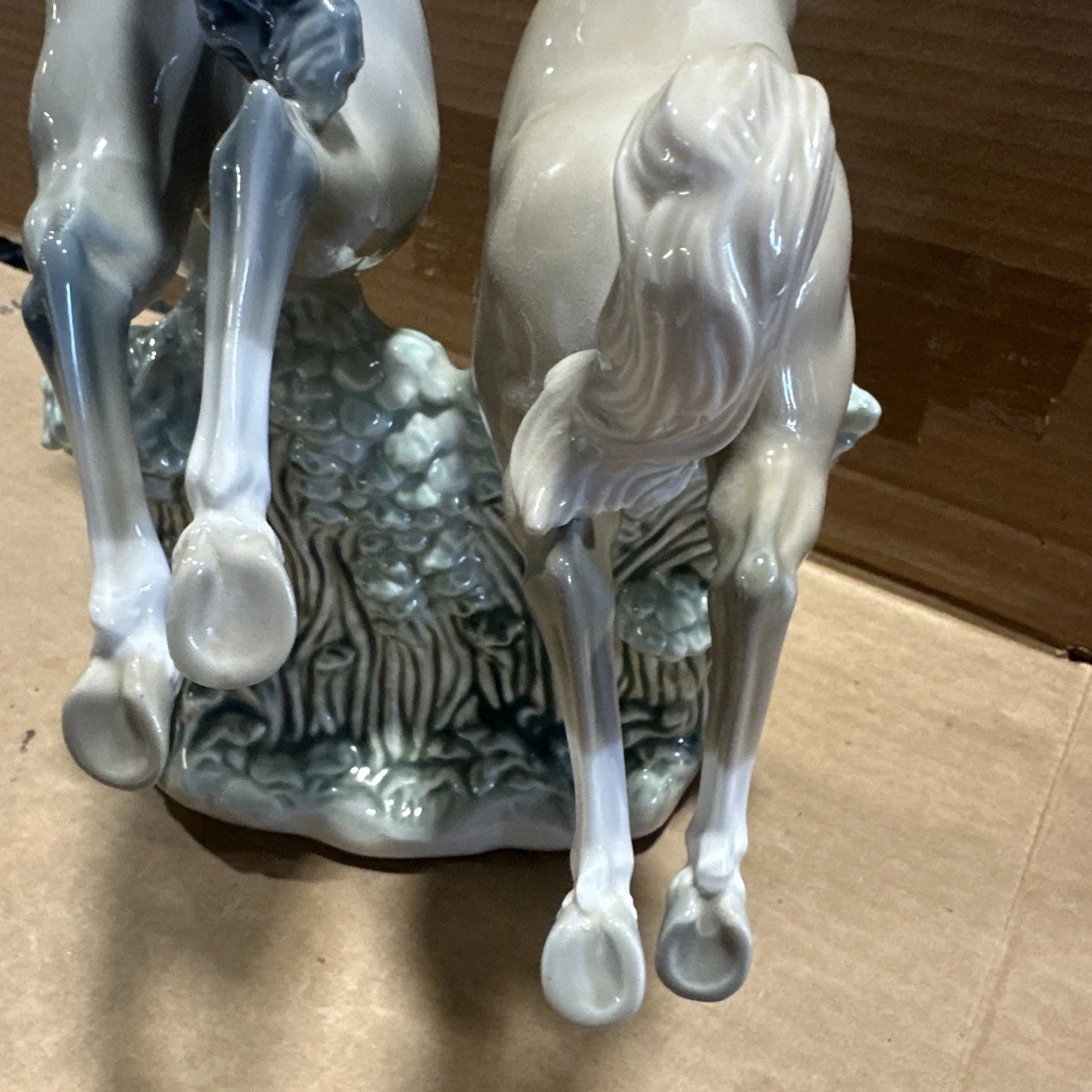 1970 NAO 11" Tall Porcelain Stallion Mare Vintage Spain Made