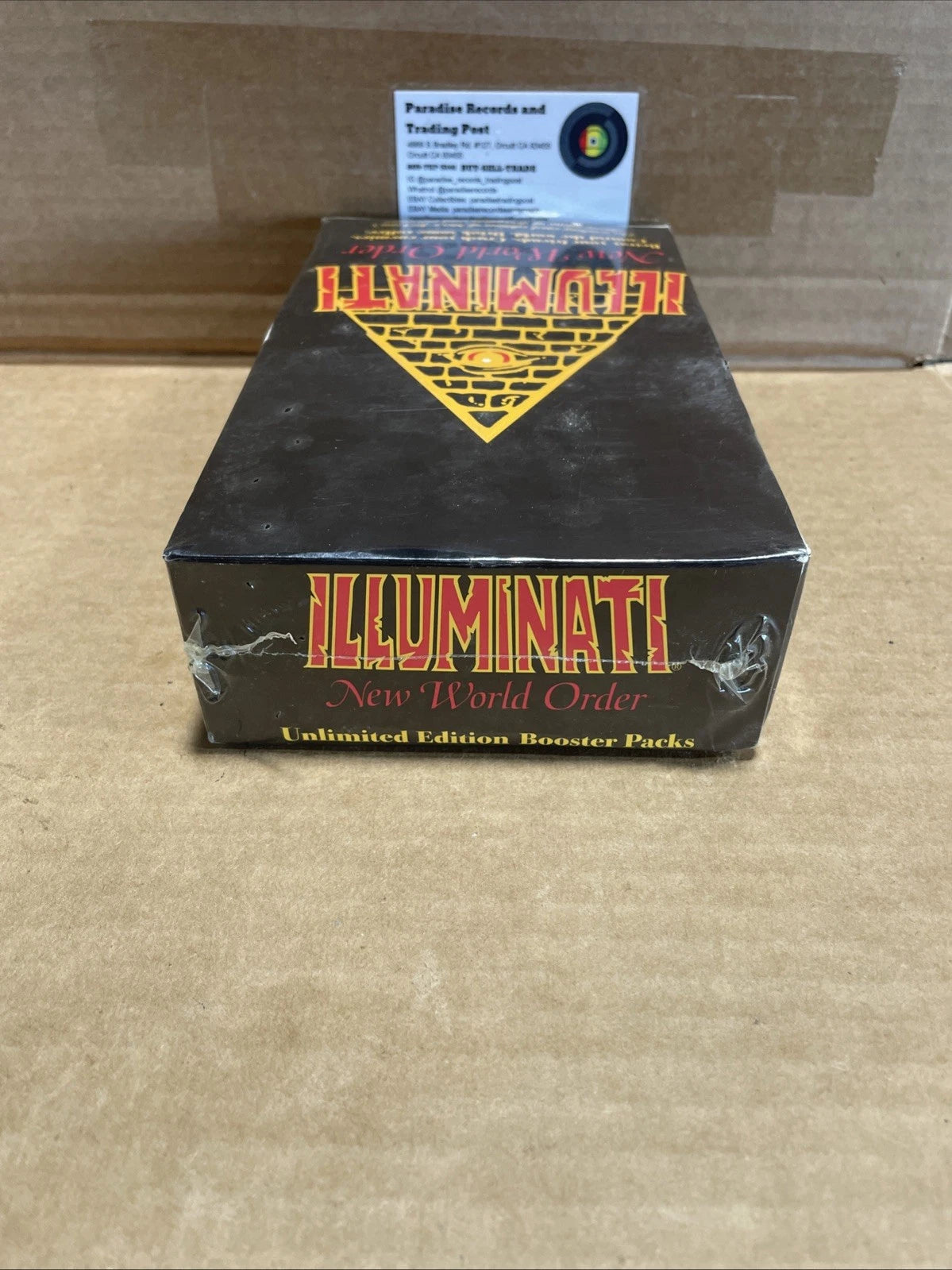 ILLUMINATI NEW WORLD ORDER STEVE JACKSON LIMITED EDITION BOOSTER BOX SEALED