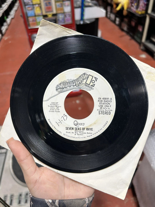 Queen Seven Seas Of Rhye USA Double A Promo 7” 1974 Original rare