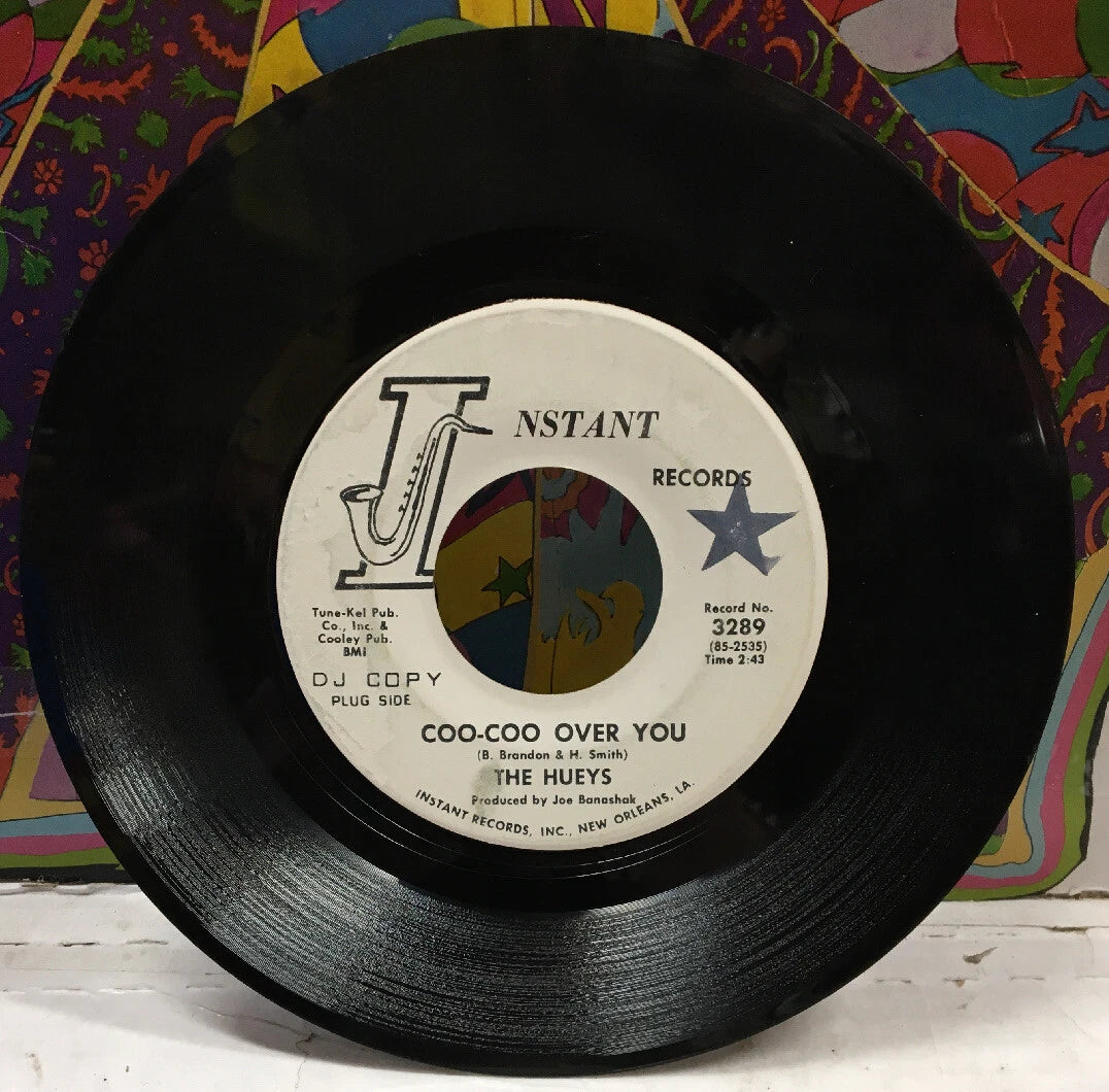 The Hueys Coo-Coo Over You/You Ain’t No Hippie Promo 7” 3289