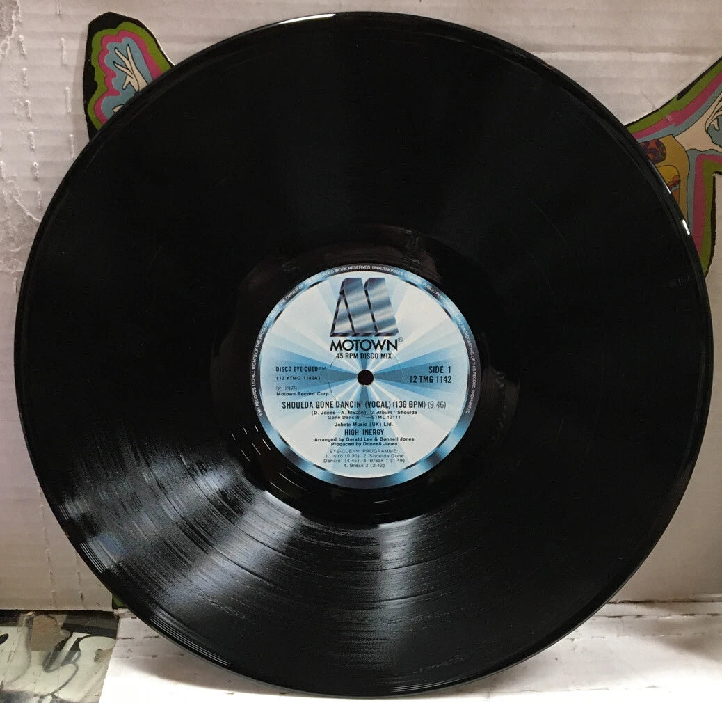 High Energy Shoulda Gone Dancin’ 12” UK Import Promo Record 12TMG1142