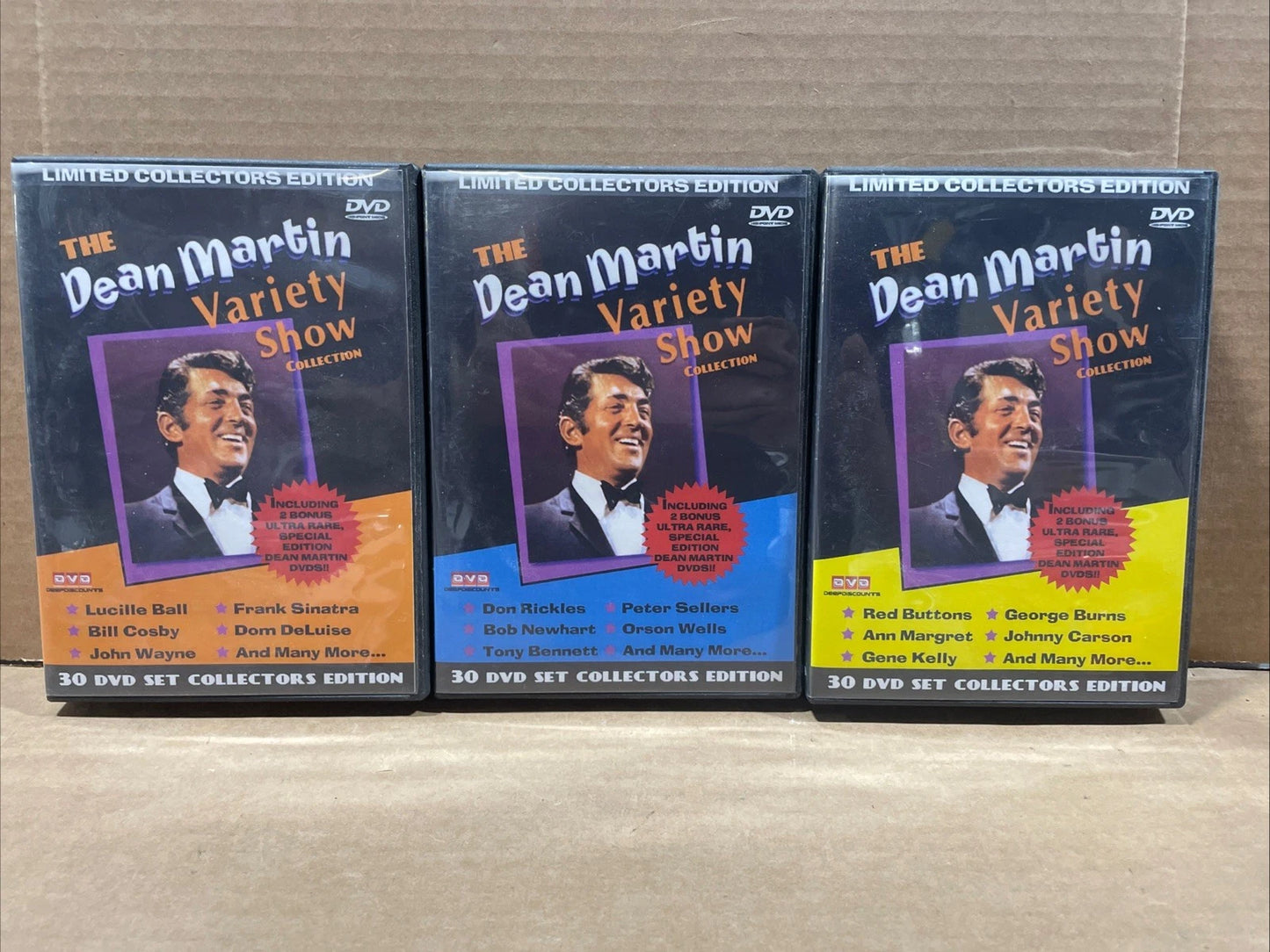 Dean Martin Variety Show Collection Limited Collectors Volumes 1-30 Set Of 3