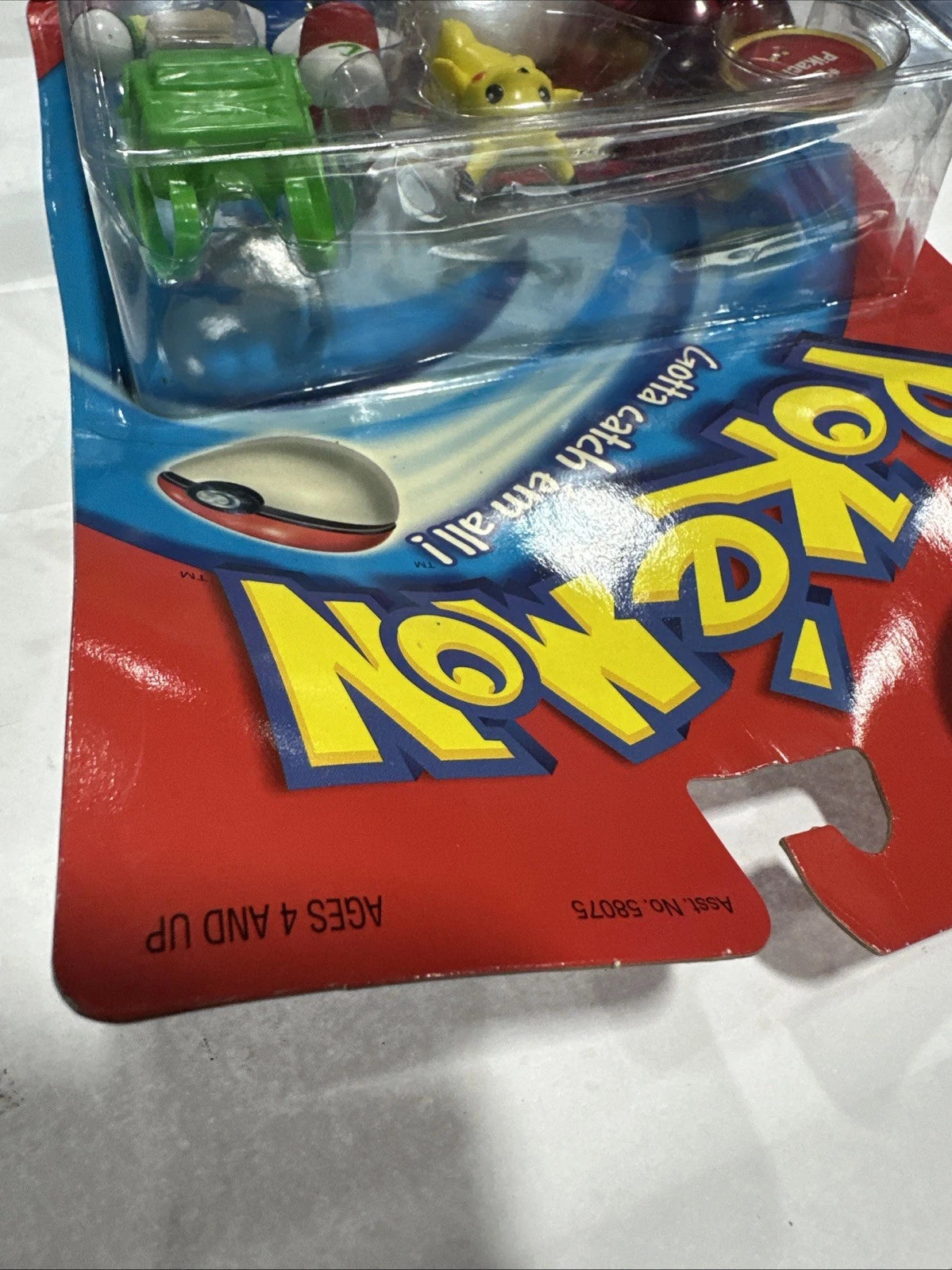 POKEMON VIntage 1998 #25 ASH & PIKACHU Deluxe Trainers Figure Set