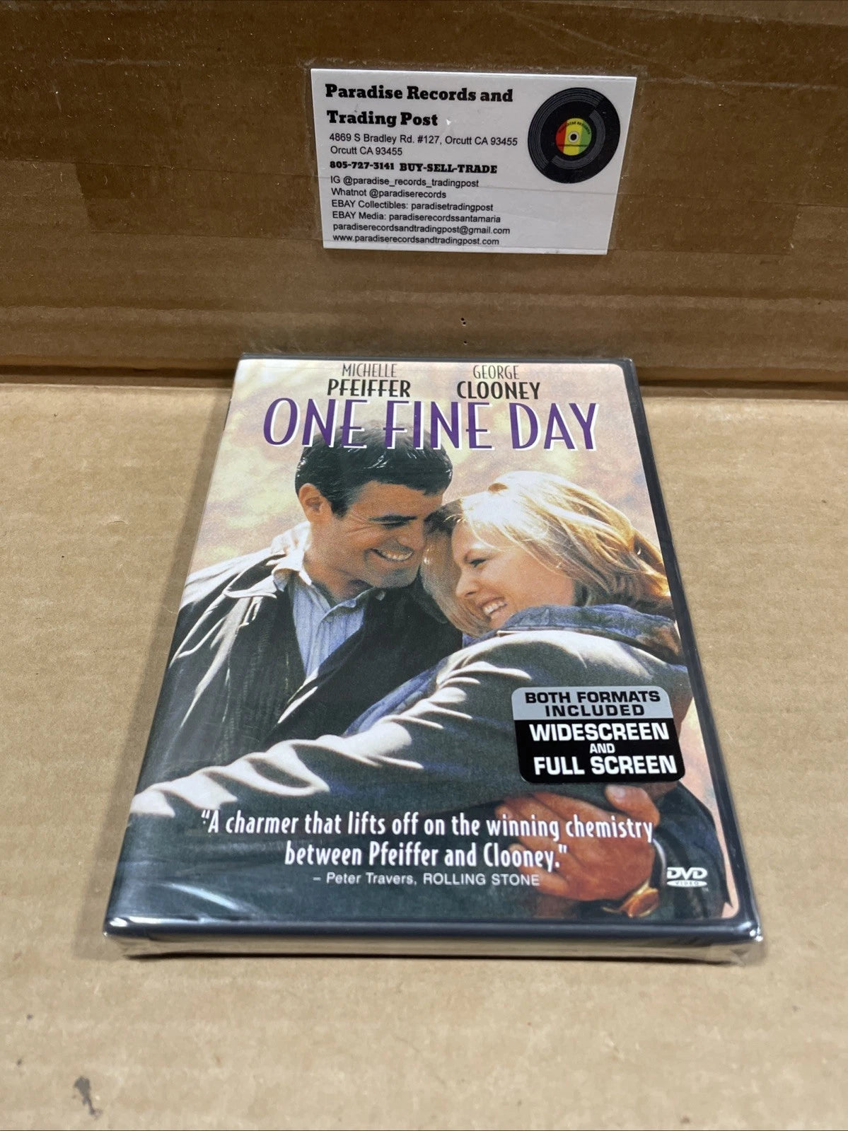 NWT One Fine Day DVD Color 1996 Michelle Pfeiffer George Clooney Romance Comedy