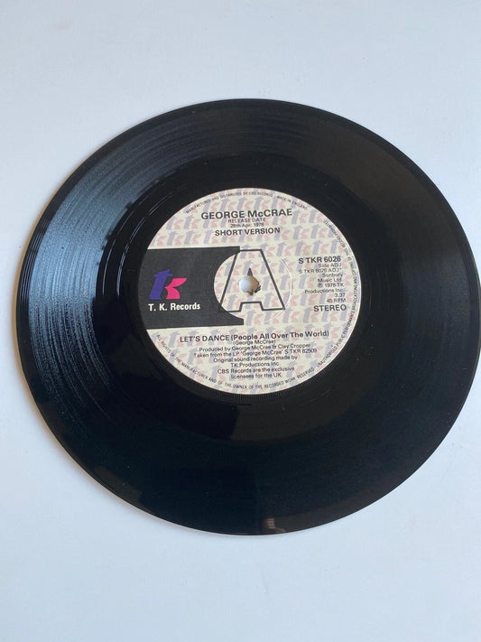 GEORGE McCRAE~LET'S DANCE (PEOPLE ALL OVER THE WOLD)~1977 UK "PROMO" 7" SINGLE