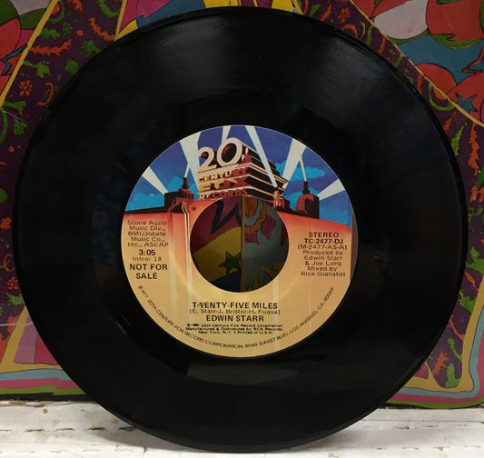 Edwin Starr Twenty-Five Miles Promo 7” Single TC-2477-DJ