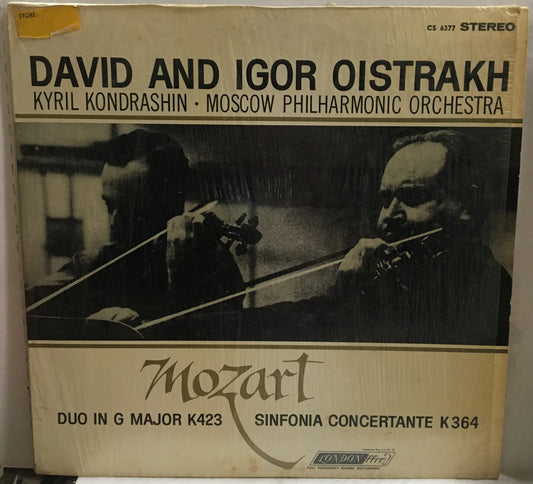 David And Igor Oistrakh Mozart Record CS6377