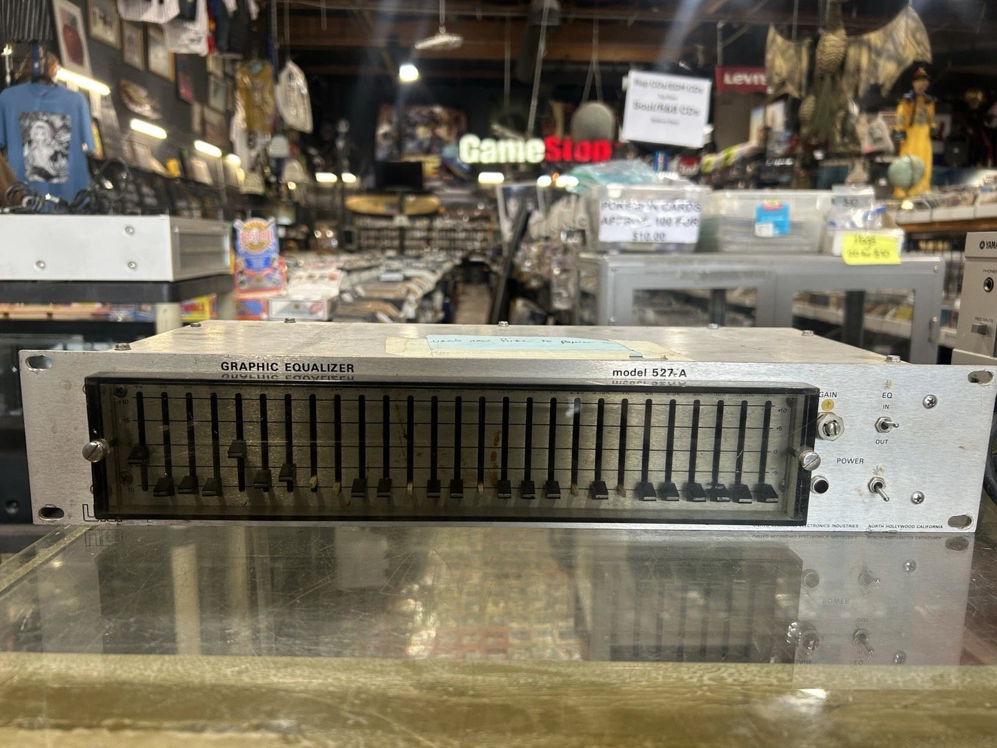 Urei 527-A 527A Graphic Equalizer Vintage Rack As is