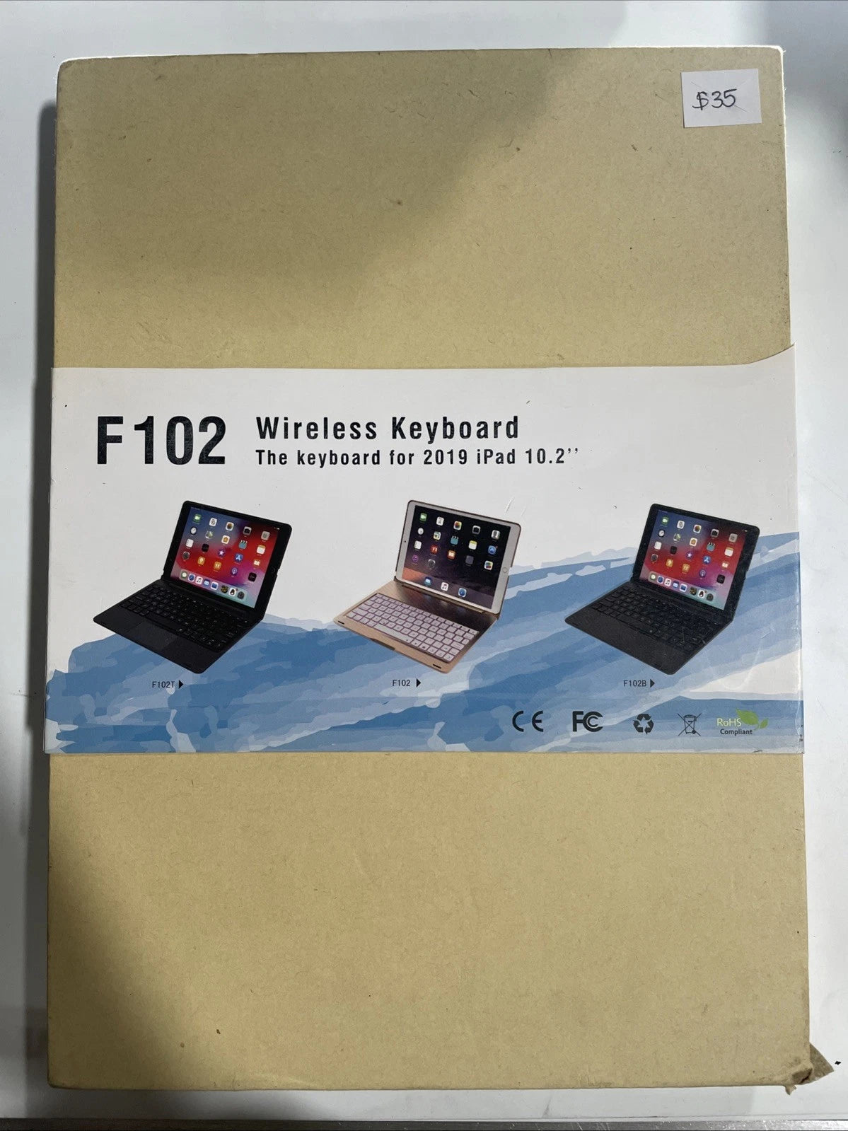 Keyboard Case for iPad 9th 10.2in 2019 8th 10.2 inch 2020 /7th 10. rose gold