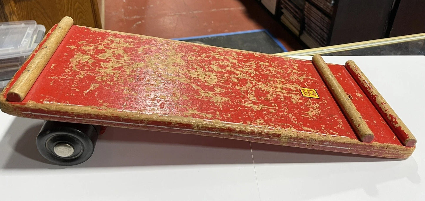Wooden Vintage Toy Trailer by Seaver Toy Company
