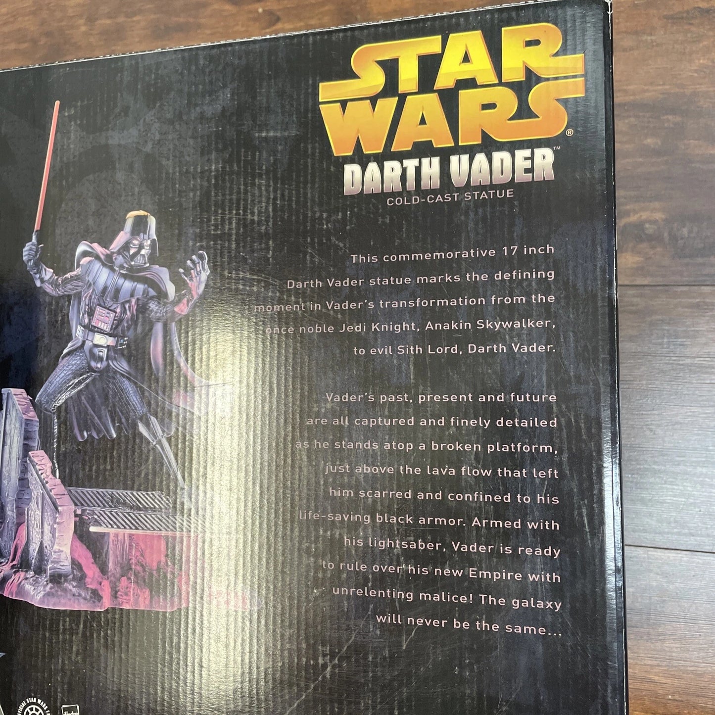 Star Wars Darth Vader Cold-Cast Statue 2005 - Brand new in box