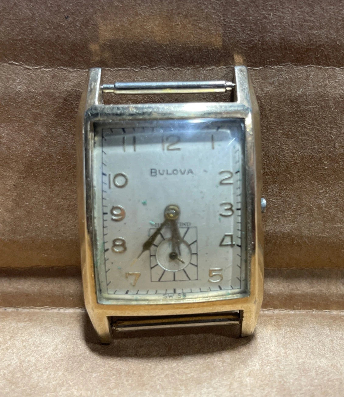 Bulova Men’s Watch 10 Carat Filled 1960’s For Parts Or Repair