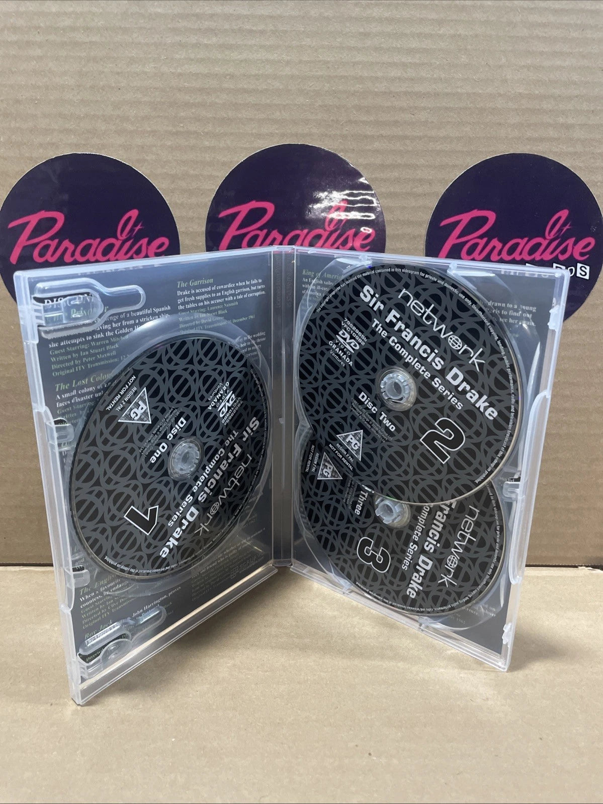 SIR FRANCIS DRAKE THE COMPLETE SERIES DVD ( 3 DISC ) REGION 2 2008