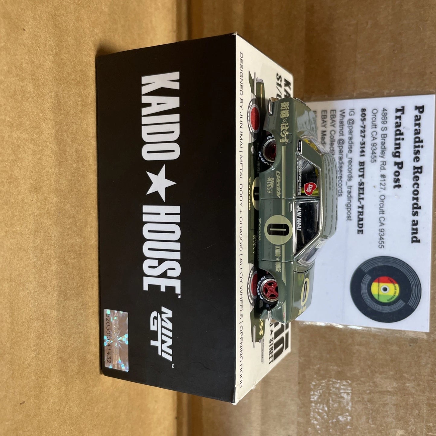Kaido House Datsun 510 Pro Street S1/01 Mini GT 1:64 Scale OG Green Open Box