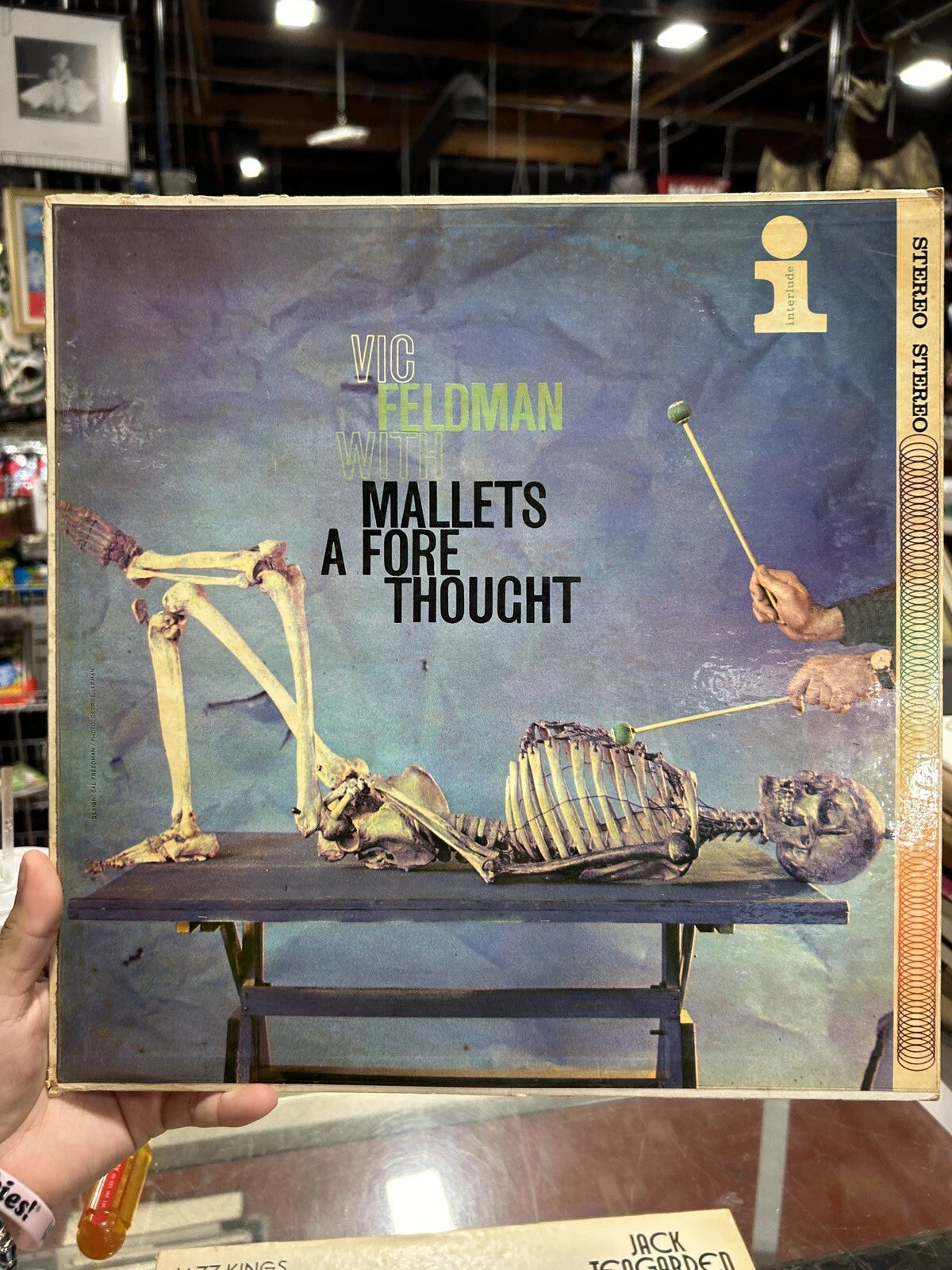 Vic Feldman-With Mallets A Fore Thought-vg++ ST 1010 rare Orange Vinyl