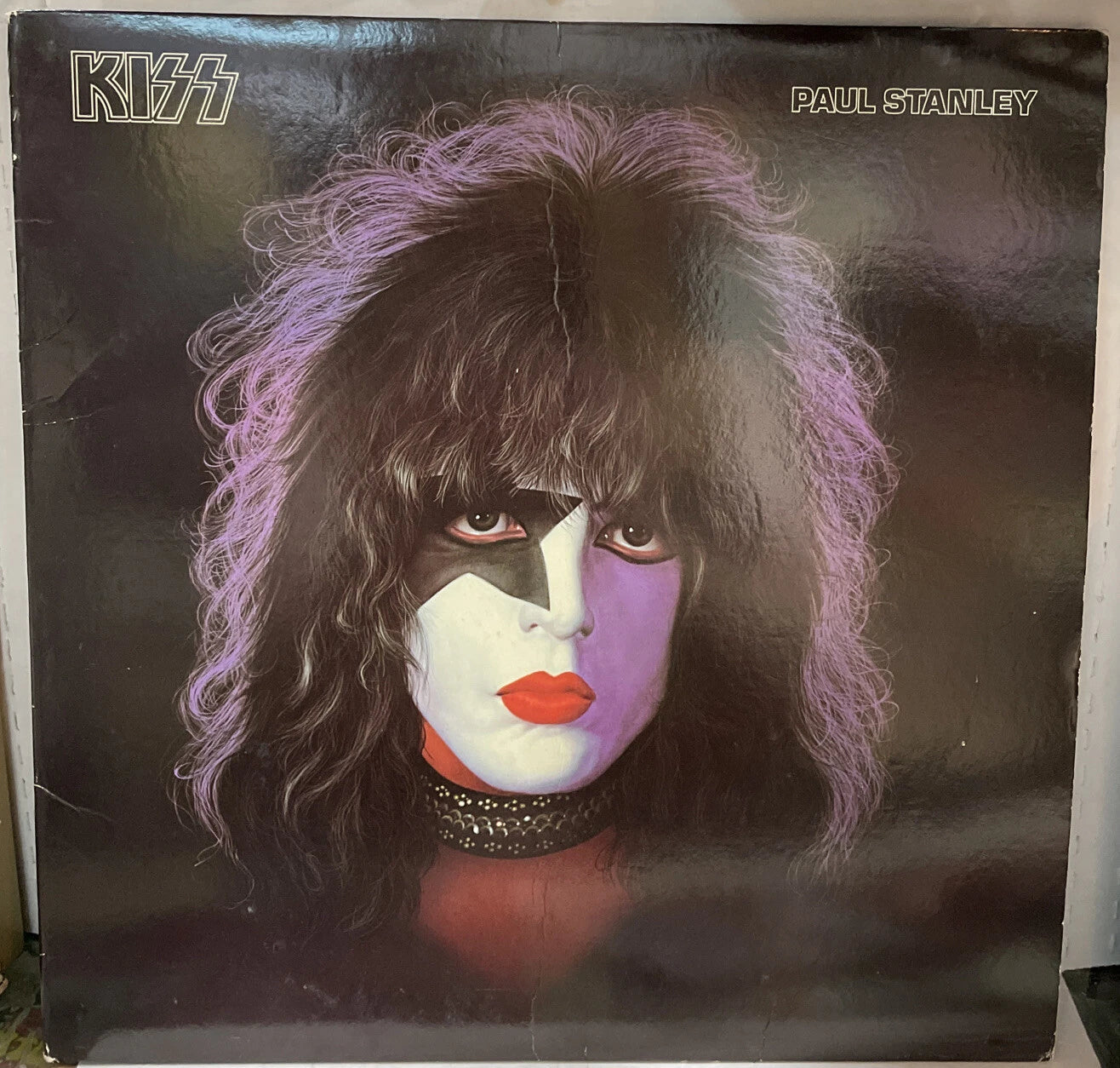 Kiss Paul Stanley Record NBLP7123 w/Poster